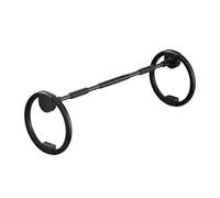 Fiocias Fitness Hoop Hand Crank Home Gym Training Circuit Workout Body Strengthening PP Metal Device Quiet for Office Home Use Muscle Traini, Black