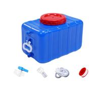 Fiocias Horizontal Water Tank, Water Reservoir, Leak Beverage Container, Storage Barrel for Travel, Backpacking, Hiking, Outdoor Survival, 25L