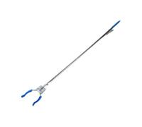 Fiocias Litter Picker, Object Grabber, Paper Picker, Ergonomic Handle, Wide Head, Stainless Steel Material, Suitable for Waste Collection, Daily Helper, Blue