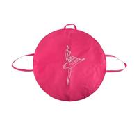 Fiocias Practical Tutu Bag, Foldable Ballet Dress Cover, Large Capacity Polyester Fiber, Suitable for Rehearsal, Performance, Gymnastics, Rose Red, 80cm