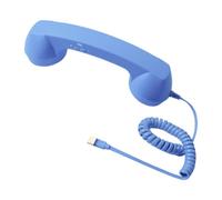 Fiocias Retro Telephone with Wired Handset, And Speaker, blue