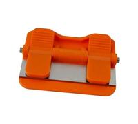 Fiocias Soldering Wire Holder, Electrical Wire Clamp, Handheld Aid, PETG, Portable, Compact, Easy to Use, Suitable for Electronic Repair, Orange