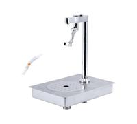Fiocias Stainless Steel Glass Washer with Automatic Shut-off, Construction, Easy to Clean, Suitable for, 26cm x 11.5cm