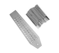 Fiocias Tap and Die Set Watch Repair Tool Watch Tapping Plate Set for Beading Garage