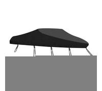 Fiocias Waterproof Boat Cover with Adjustable Fixing Oxford Material Suitable for Yachts Effective Sun Protection Accessory for, 17 to 19FT