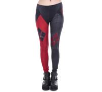 Fioeyr Women's Mandala Printed Punk Diamonds Queen Leggings