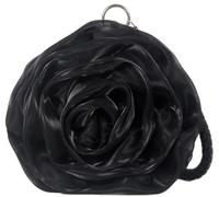 Fioeyr Women's Satin Flowers Evening Clutch Elegant Party Prom Wedding Evening Handbag Purse Chain Crossbody Shoulder Bag