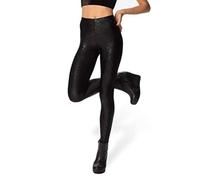 Fioeyr Women's Sexy Mermaid Fish Scale Printed Elasticity Leggings Stretch Tight Pants Black