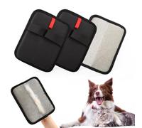 Fiohiros 2025 Upgraded 2 Pack Pet Hair Removal Glove, Double-Sided Electrostatic Pet Hair Remover Glove, Reusable Fur Magnetic Glove for Dogs, Cats, Sofa, Carpet, Clothing (S2)