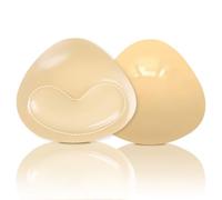 Fiohiros Double Sided Sticky Bra Inserts, Invisible Self-Adhesive Bras, Reusable Waterproof Sweatproof Adhesive Push up Breast Pads for Women (UK, Alpha, M, Regular, Regular, Standard)