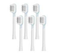 Fiohiros Electric Toothbrush Head Compatible with Laifen, 6 Pack Adult Toothbrush Replacement Heads Compatible Laifen Electric Toothbrush (6 Gray, Sensitive)