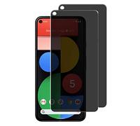 Fiokxie 2 Pack Anti-Spy Screen Protector for Google Pixel 4A- Full Screen Privacy Screen Protector, 3D Tempered Glass Film, 9H Hardness Anti-Peeping Full Coverage Protector Anti Scratch Screen