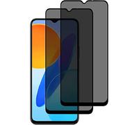 Fiokxie 2 Pack Anti-Spy Screen Protector for HONOR X7a- Full Screen Privacy Screen Protector, 3D Tempered Glass Film, 9H Hardness Anti-Peeping Full Coverage Protector Anti Scratch Screen