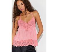 Fiona Satin Cami by Intimately at Free People in Conch Shell Pink, Size: Large - female