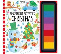 Fiona Watt Fingerprint Activities Christmas Spiral bound Book Fiona Watt Multicolor