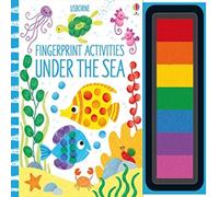 Fiona Watt Fingerprint Activities Under the Sea Spiral bound Book Fiona Watt Multicolor