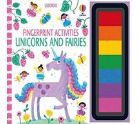 Fiona Watt Fingerprint Activities Unicorns & Fairies Spiral bound Book Fiona Watt Multicolor