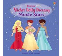 Fiona Watt Sticker Dolly Dressing Movie Stars Paperback Book Fiona Watt Multicolor
