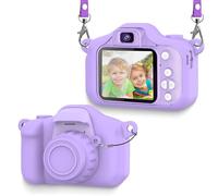FIOPAZ for Seckton X2 Camera Silicone Case with Lens Cap and Lanyard, Drop-Resistant Portable Carrying Case with Lens Protection Cover for Seckton X2 Digital Camera Accessories, Purple