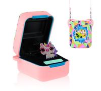 FIOPAZ Silicone Case for Bitzee Magicals Digital Pet, Skin Sleeve for Bitzee Magicals Interactive Digital Pet Protective for Girls & Boys with Lanyard (Pink)