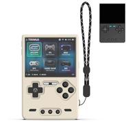 FIOPAZ Silicone Case for Trimui Brick Retro Handheld Game Console, Soft Skin Cover for Trimui Brick Accessories, Anti-Scratch Washable TrimuiBrick with Lanyard (OffWhite)