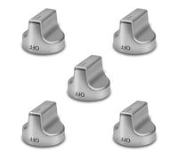 FIOQE 5PCS W11239985 W10850015 Stove Knob for Whirlpool W11032553 WFG525S0HZ1 WFG550S0HZ0 WFG525S0HZ0 WFG525S0JV0 Range Oven Knob Replace PS12578779 AP6333411 PD00061875 4845290