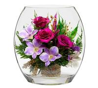 Fiora Flower | Real Roses Orchids | Lasts up to 5 Years | Home Decorations no Water Need | Allergy Free | Odor Resistant | Unique Present Gift