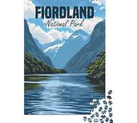 Fiordland National Park Jigsaw Puzzle for Adults, 1000 Pieces, 70x50cm/1000pcs, Screen-Free Activity, Evening Leisure And Time at Home