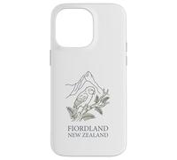 Fiordland New Zealand Kiwi Bird Mountain Retro Case for iPhone 14 Pro Max