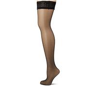 Fiore Edith Hold Up Stockings - 8 DEN - Black - L