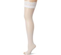 Fiore "Eluxa Toeless Hold-ups 20 Denier (3-Medium, White)
