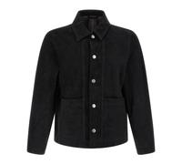 Fiore Suede Jacket- male- Giorgio Brato- Light Jackets- Black- 2XL- Jackets 2XL