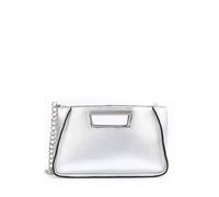 Fiorelli Women's LOLA Hard Handle Clutch, Silver, One Size