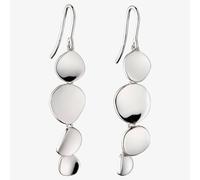 Fiorelli Silver Organic Earrings E5836 - Contemporary Appeal | - Sterling Silver / Rhodium Plated