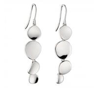 Fiorelli Silver Organic Earrings E5836 - Contemporary Appeal | - Sterling Silver / Rhodium Plated