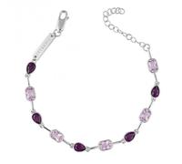 Fiorelli Silver Platinum Bracelet B5445M - Premium Finish | - Sterling Silver / Platinum / Stone