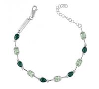 Fiorelli Silver Platinum Bracelet B5446G - Contemporary Appeal | - Sterling Silver / Platinum / Stone