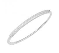 Fiorelli Silver Platinum Bracelet B5447C - Modern Style | Acotis - Sterling Silver / Platinum / Stone