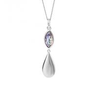 Fiorelli Silver Platinum Pendant P5320J - Exclusive Design | - Sterling Silver / Platinum / Stone