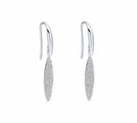 Fiorelli Silver White Cubic Zirconia Earrings E6451C - Refined - Sterling Silver / Platinum Plated / Zirconia