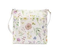 Fiorelli Women's Ally Crossbody Bag, Large Handbag with Adjustable Body Straps & Front Zipped Compartment, Faux Leather, Sprinkled Bloom Floral Print
