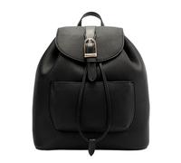 Fiorelli Women's Ally Large Backpack, Stylish Rucksack with Adjustable Straps & Pockets, Black Faux Leather