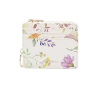 Fiorelli Women's Ciara Card Case, Credit Card Holder, Slim Wallet with Key Chain, Faux Leather, Sprinkled Bloom Floral Print