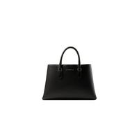 Fiorelli Women's Emery Mini Satchel Bag, Stylish Handbag with Grab Handles & Crossbody Strap, Black Faux Leather