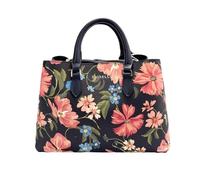 Fiorelli Women's Emery Mini Satchel Bag, Stylish Handbag with Grab Handles & Crossbody Strap, Faux Leather, Midnight Floral