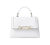 Fiorelli Women's Emilia Hardware Top Handle Bag, Stylish & Classic Design, Grab Handbag with Crossbody Strap, White Faux Leather