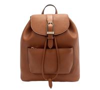 Fiorelli Women's Etta Buckle Backpack, Stylish Drawstring Closure Rucksack with Statement Buckle Detail, Faux Leather, Black