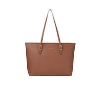 Fiorelli Women's Etta Buckle Tote Bag, Stylish Large Capacity Shoulder Handbag with Internal Pocket & Detachable Pouch, Tan Faux Leather