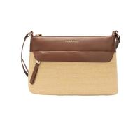 Fiorelli Women's Isla Crossbody Bag, Lightweight & Stylish Shoulder Handbag with Adjustable Straps, Straw & Teak Faux Leather