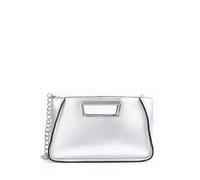 Fiorelli Women's LOLA Hard Handle Clutch, Silver, One Size
